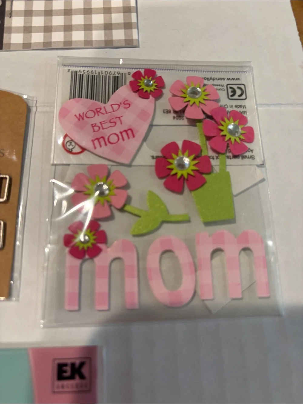 Scrapbook Embellishments mom & dad lot 7